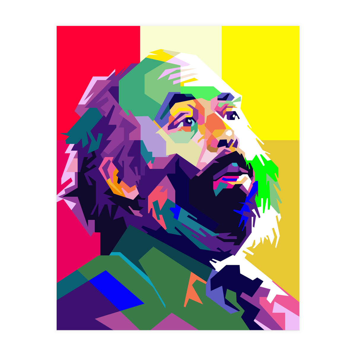 Luciano Pavarotti Opera Musical Pop Art WPAP  (Print Only)