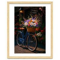 The Aesthetic of a Bicycle at a Flower Shop