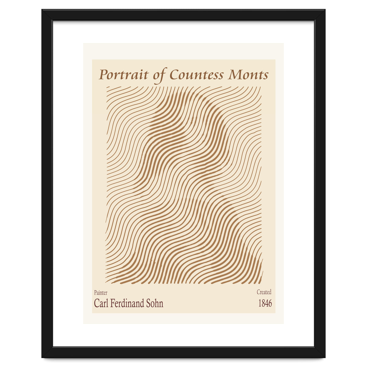 Portrait Of Countess Monts (1846) – Carl Ferdinand Sohn (german, 1805 1867)
