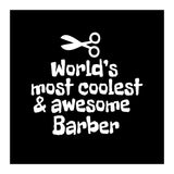 World's most coolest and awesome barber (Print Only) thumbnail