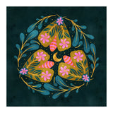Floral Moths and Moon (Print Only) thumbnail