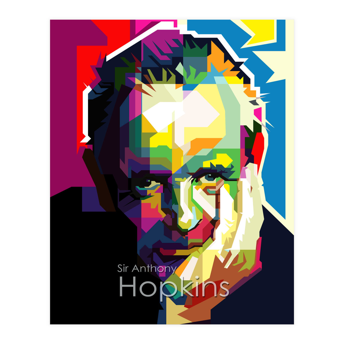 Sir Anthony Hopkins Pop Art WPAP (Print Only)
