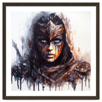 Armored Medieval Warrior Woman