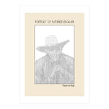 Portrait Of Patience Escalier Vincent Van Gogh Ascii Art (Print Only) thumbnail