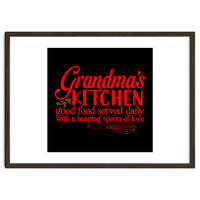 Grandmas Kitchen Good Food Served Daily With A Heaping Spoon Of Love