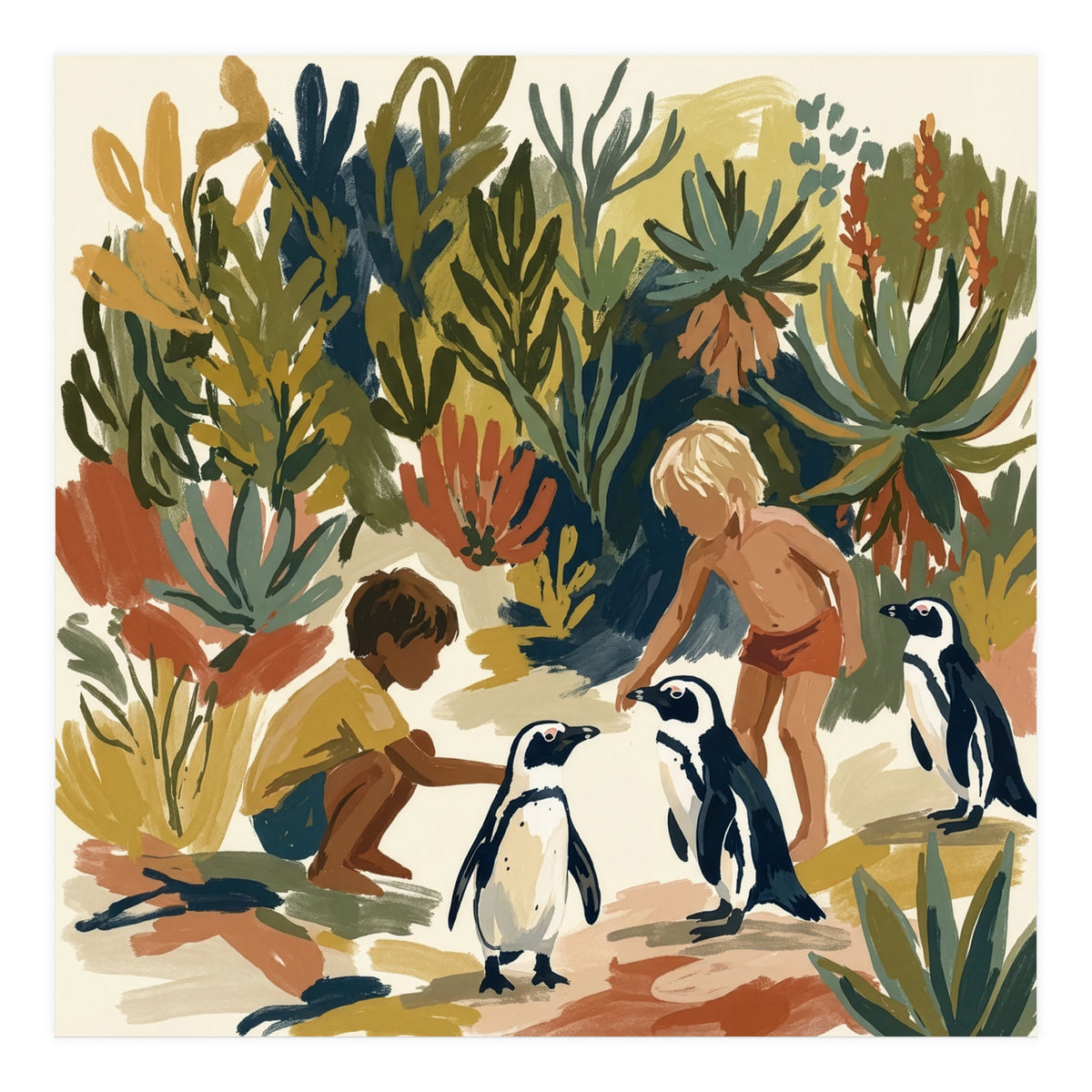 Tropical Kid Adventure (Print Only)