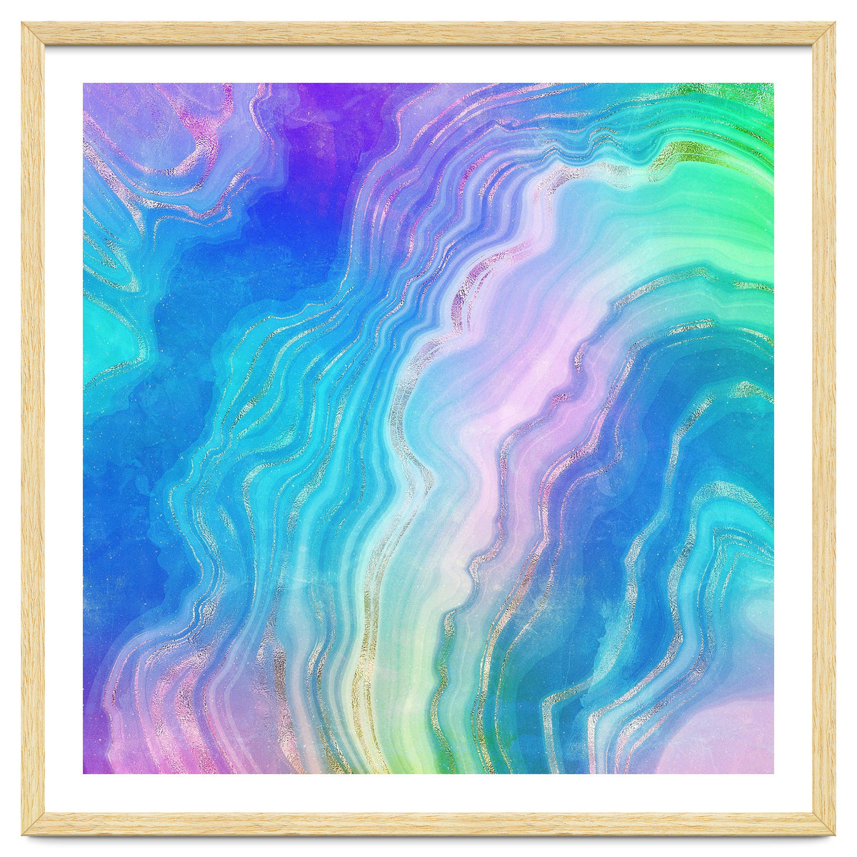 Neon Agate Texture 04