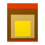 Josef Albers - Red, Brown, Golden (Print Only) thumbnail