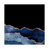 Navy & Gold Agate Texture 10  (Print Only) thumbnail