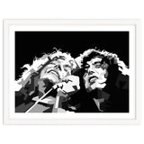 Robert Plant & Jimmy Page Black Illustration thumbnail
