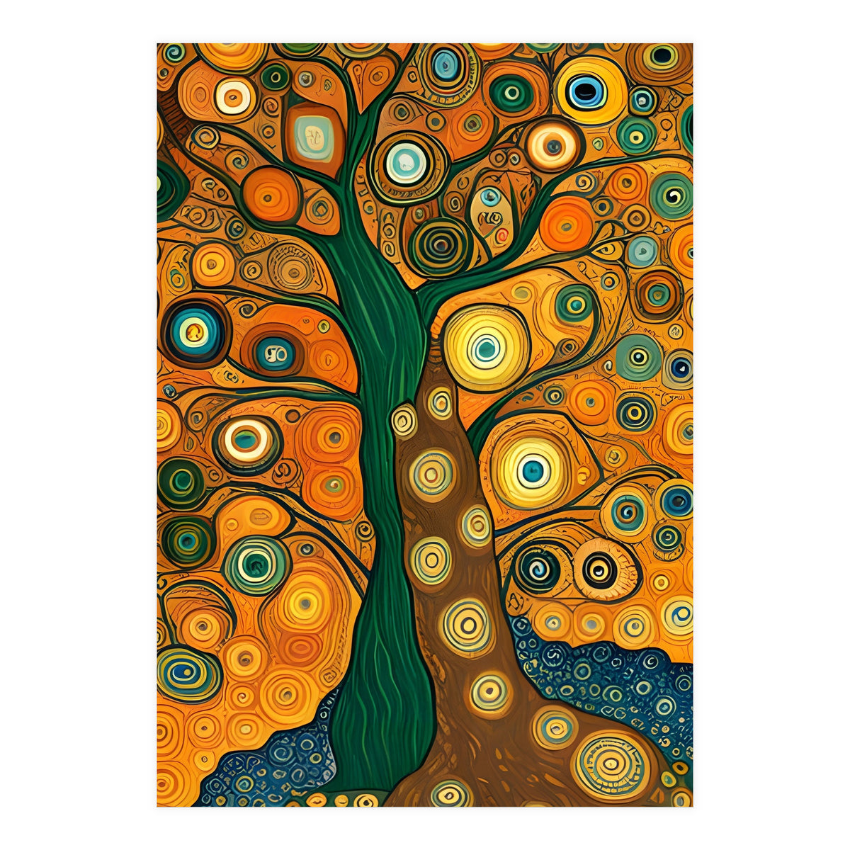 Artificial Masterworks - Klimt van Gogh (Print Only)