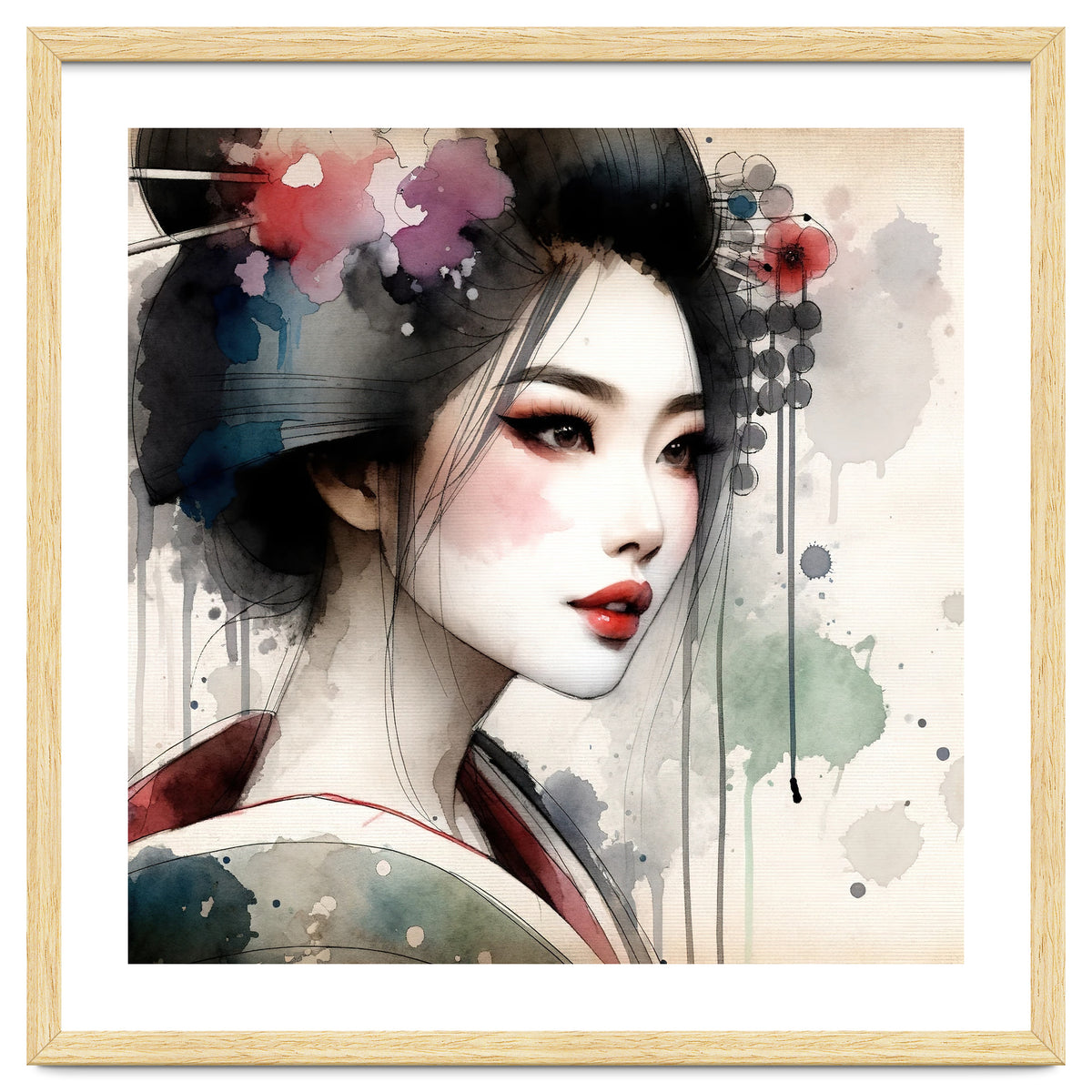 Soft Bloom Modern Geisha