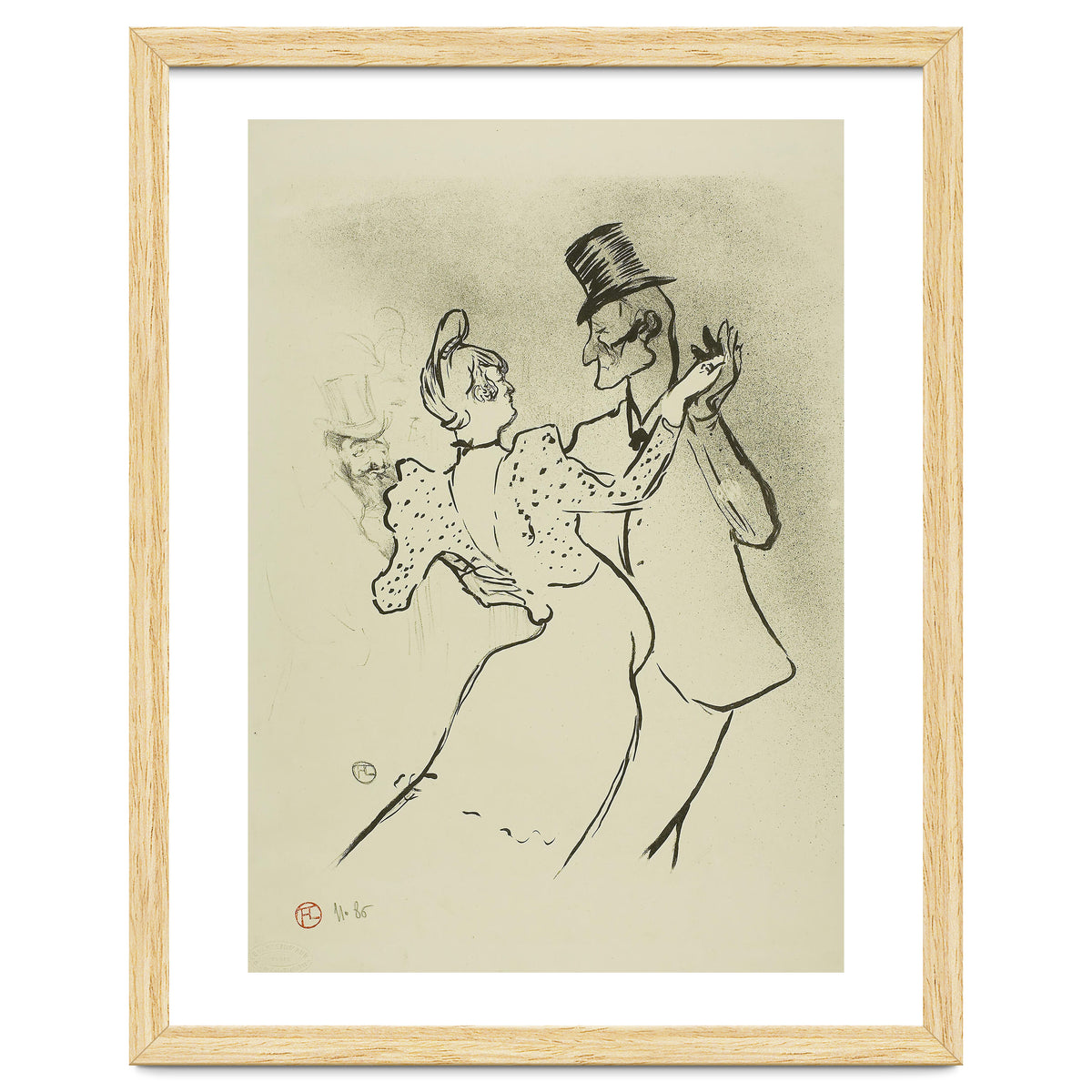 La Goulue. Henri de Toulouse-Lautrec; French, 1864-1901. Date: 1894. Dimensions: 308 × 254 mm (im...