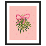 Mistletoe And Pink Bow thumbnail