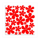 Red Flowers Pattern (Print Only) thumbnail