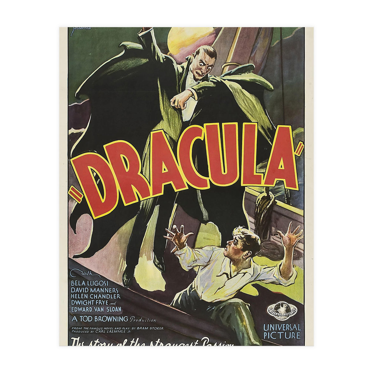DRACULA (1931), directed by TOD BROWNING. (Print Only)