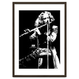 Ian Anderson British Musician Legend in Grayscale thumbnail