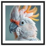 Salmon Crested Cockatoo Close Up Portrait thumbnail