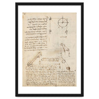 Folio f 172v. Codex Madrid I (Ms. 8937) "Treaty of statics and mechanics", 192 folios with 384 pa...