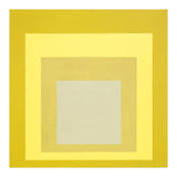 JOSEF ALBERS - HOMAGE TO THE SQUARE YELLOW WHITE (Print Only) thumbnail