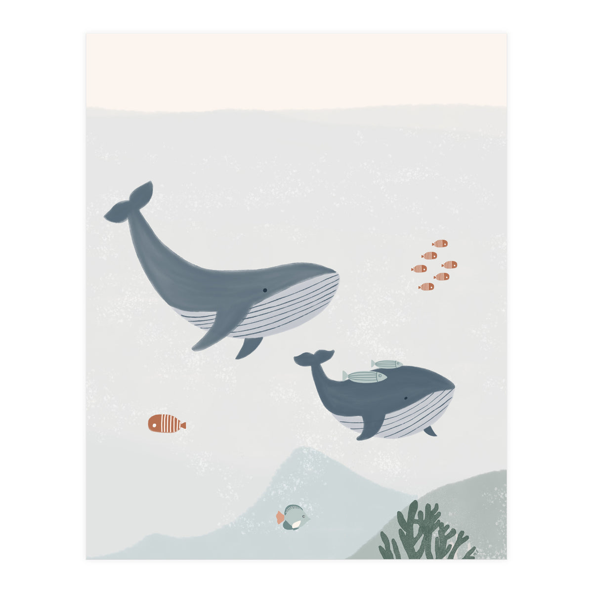 Two Whales (Print Only)
