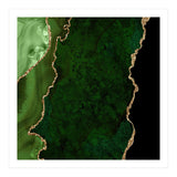 Green & Gold Agate Texture 15  (Print Only) thumbnail