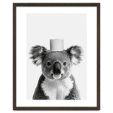 Koala, Toilet Paper Crown, Cute Animal Bathroom Art thumbnail