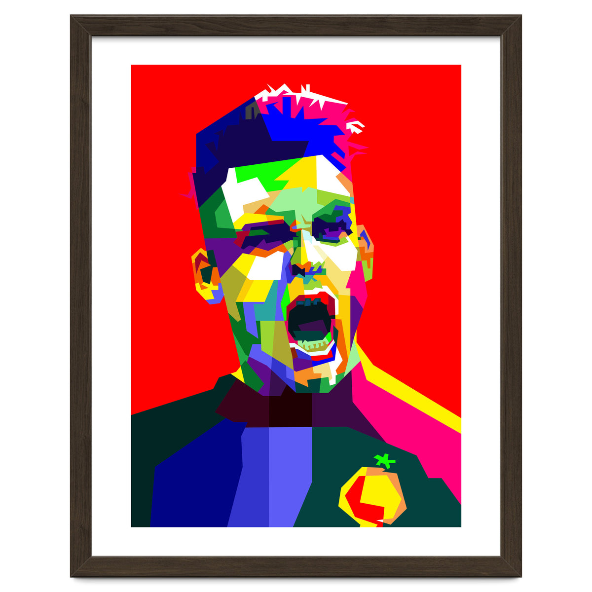 Lautaro Martinez Football Striker Pop Art