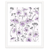 Wild Roses Floral Pattern - Purple thumbnail