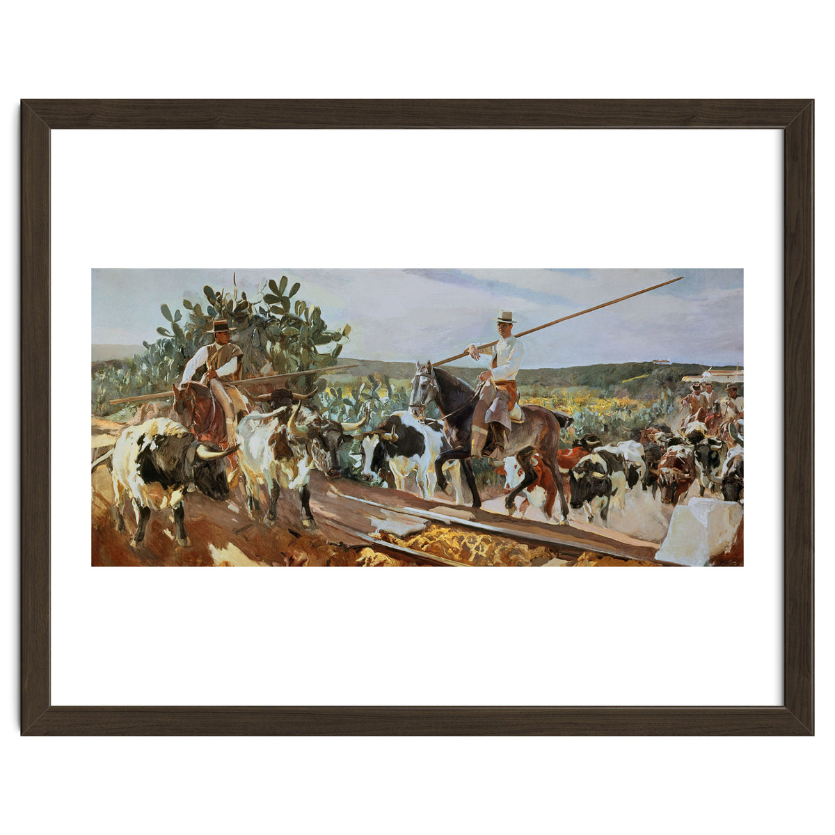 'Andalusia, The Round Up', 1914, Oil on canvas, 358 x 766,5 cm.