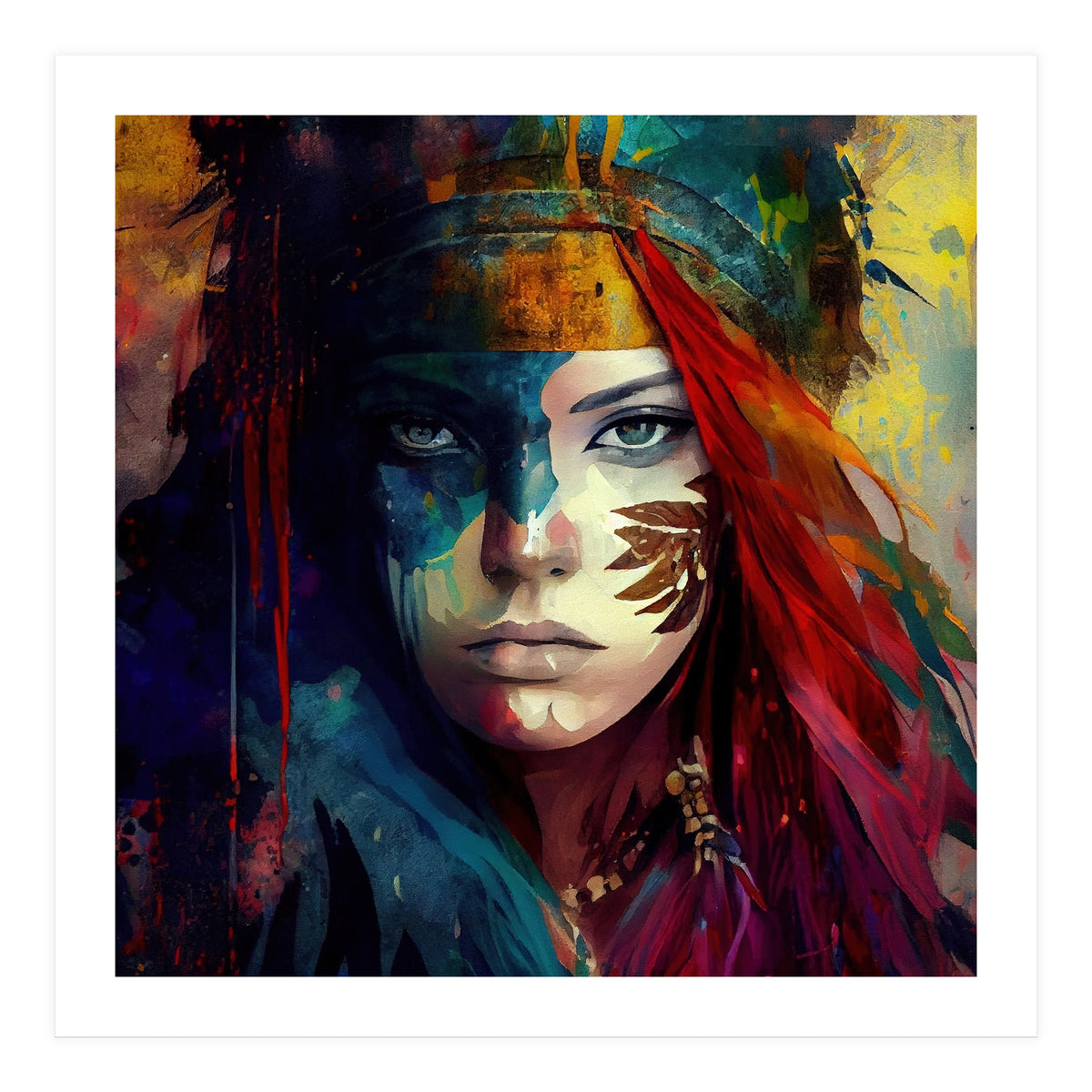 Powerful Warrior Woman #10 (Print Only)