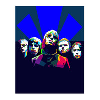 OASIS British Rock Band Art WPAP Trending Now (Print Only)