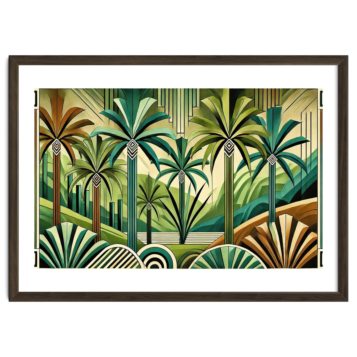 Tropical Art Deco Oasis