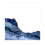 Navy & Rose Gold Agate Texture 19 (Print Only) thumbnail