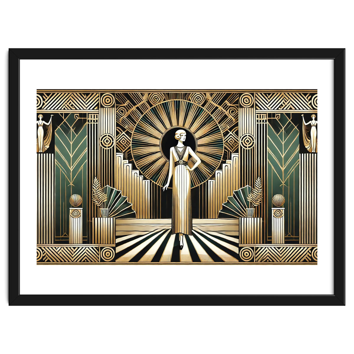Golden Twenties Flair In Art Deco