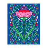 Bold Symmetrical Floral  (Print Only) thumbnail