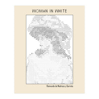 Woman In White – Raimundo De Madrazo Y Garreta (ascii Art) (Print Only)