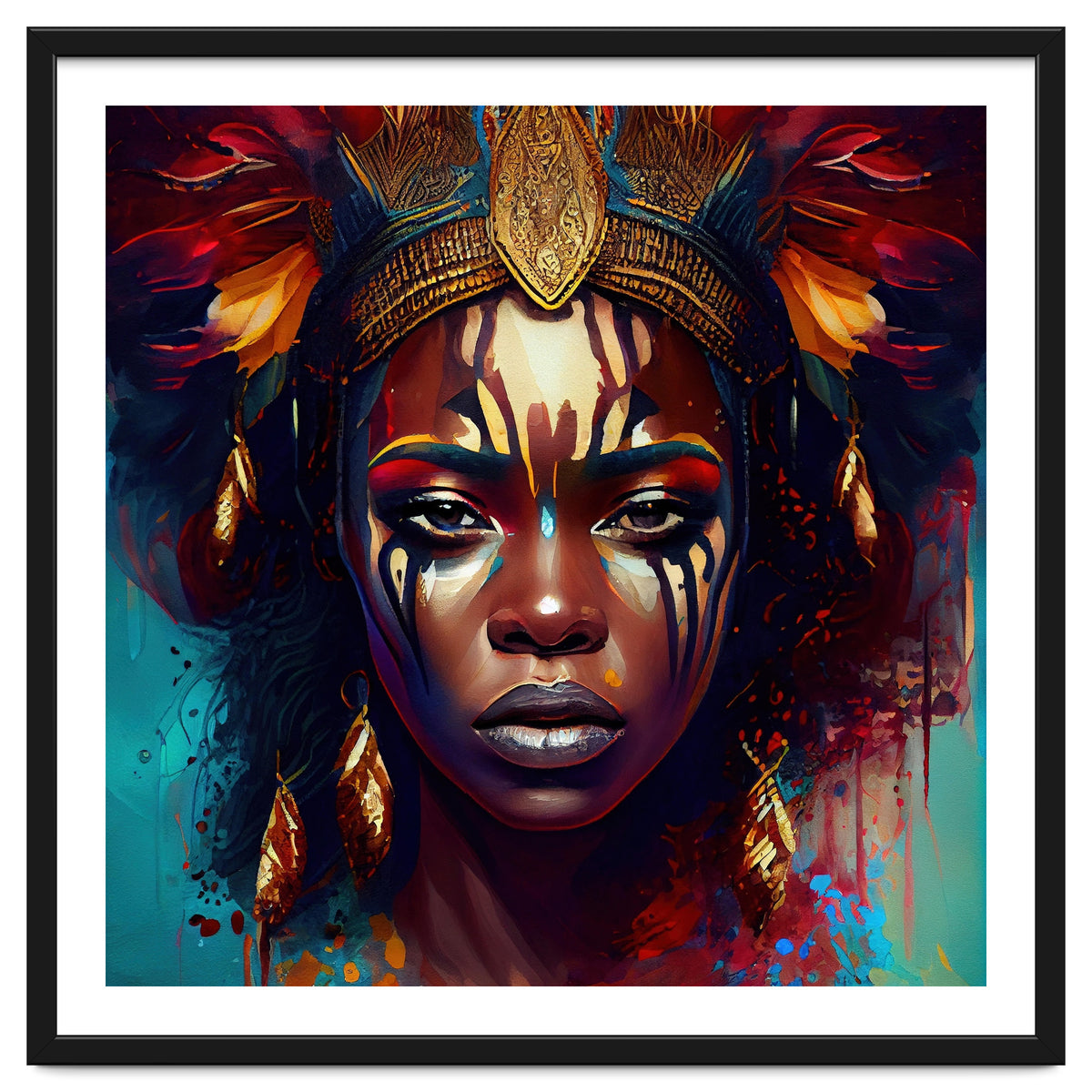Powerful African Warrior Woman #3
