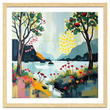 Serene Mountain Lake Landscape thumbnail