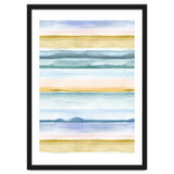 Relaxing Calm Stripes Blue Yellow thumbnail
