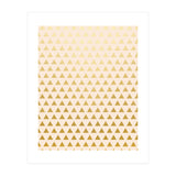 Blush + Gold Triangles #society6 #decor #buyart (Print Only) thumbnail