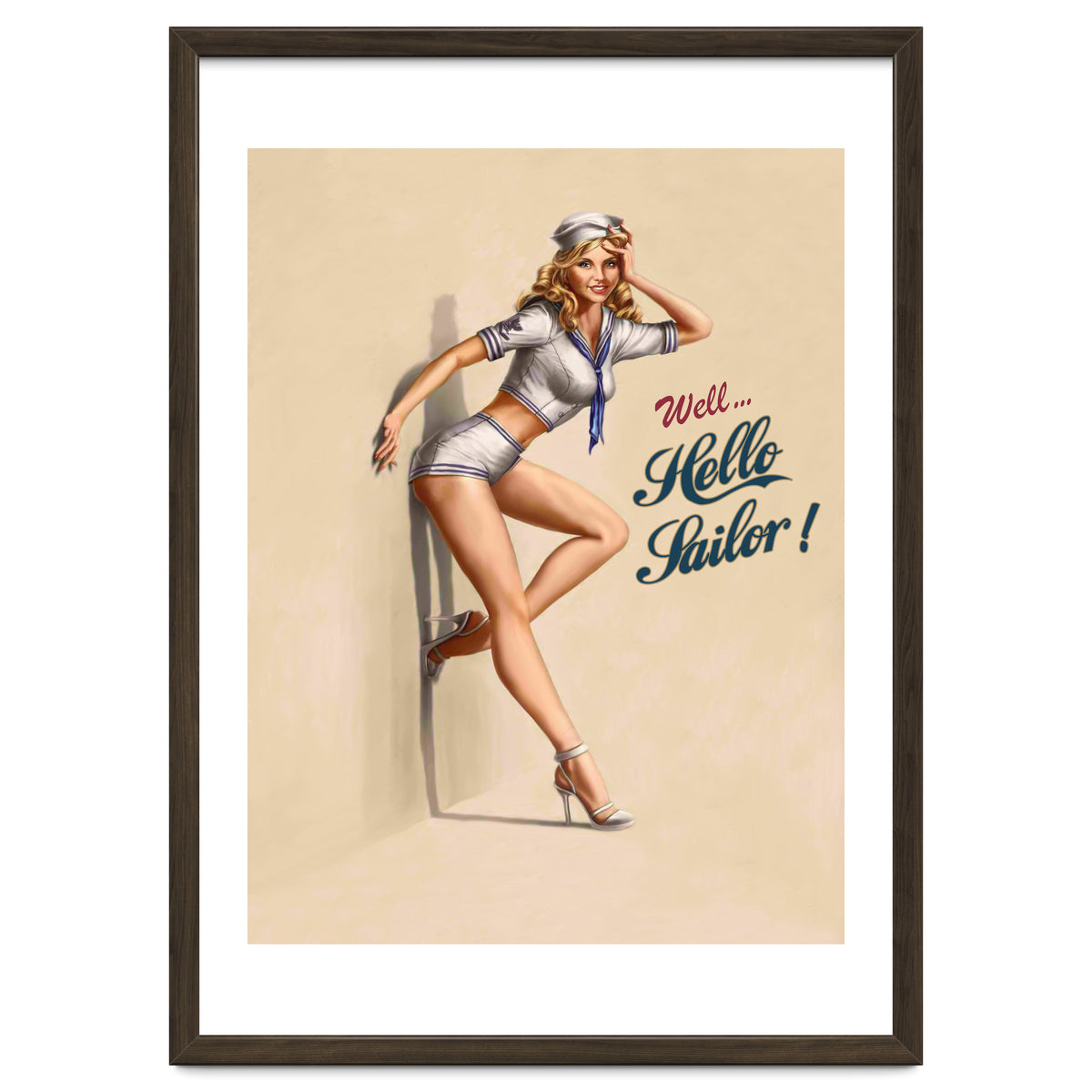 Hallo Sailor Pinup Girl