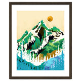 Grass Is Greener Wherever It Is Loved Positivity Nature Landscape Snow, Winter Mountains Painting Forest, Wild Travel Adventure thumbnail
