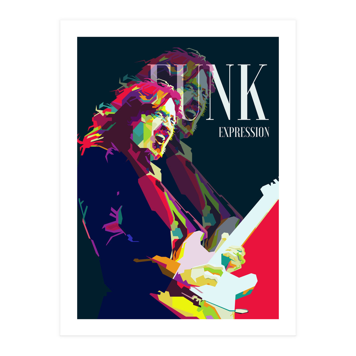 John Frusciante Funk Metal Guitarist WPAP (Print Only)