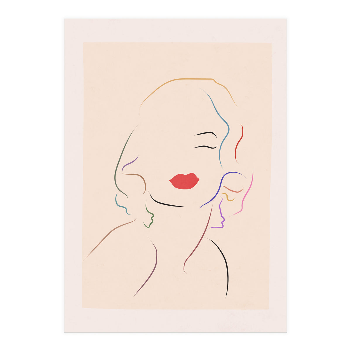 Marilyn's Kiss (Print Only)