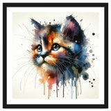 Colorful Kitten Portrait thumbnail