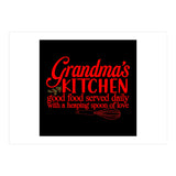 Grandmas Kitchen Good Food Served Daily With A Heaping Spoon Of Love (Print Only) thumbnail