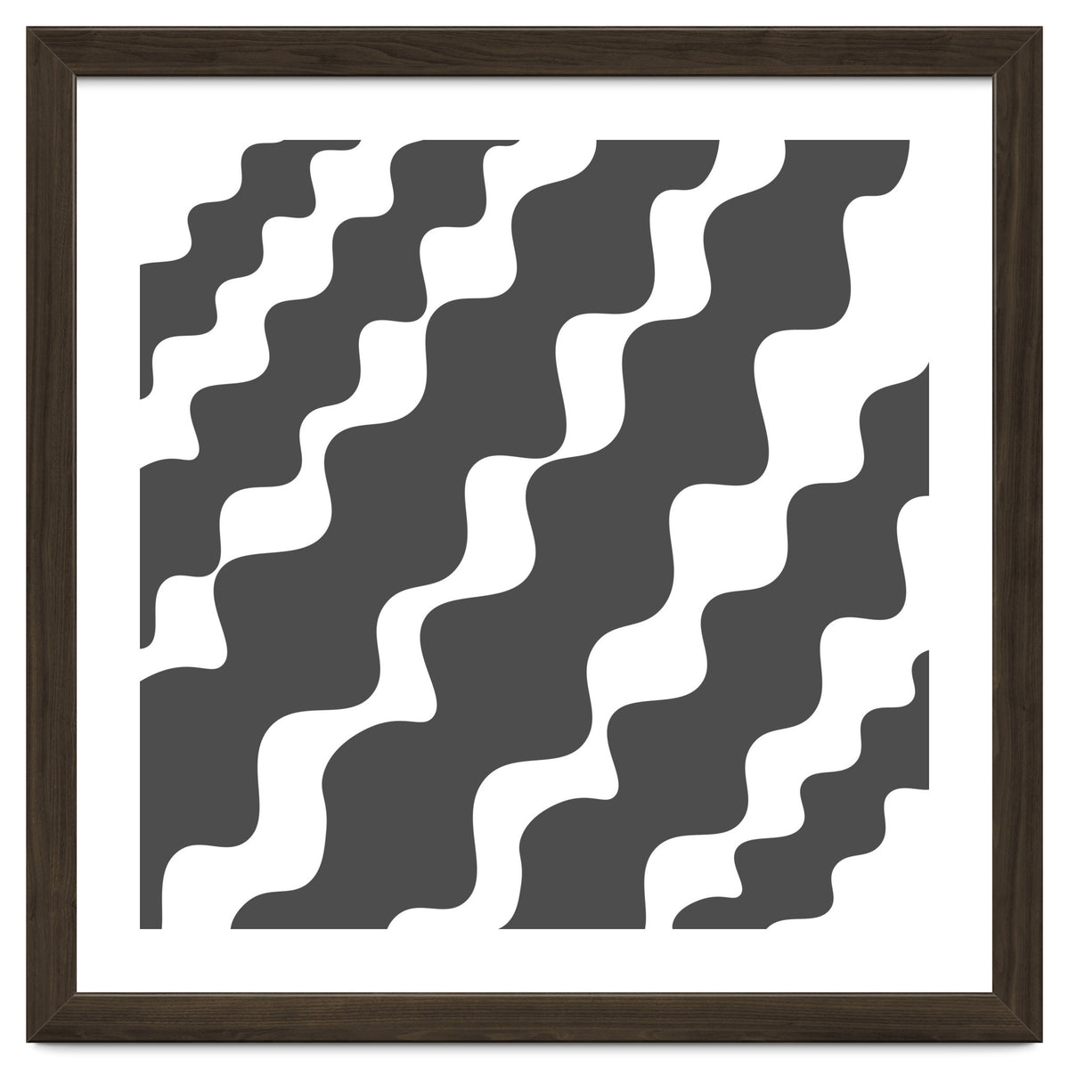 Grey Wavy Pattern