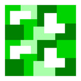 Green Abstract Square Tiles (Print Only) thumbnail