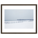 Pier in the winter seascape thumbnail